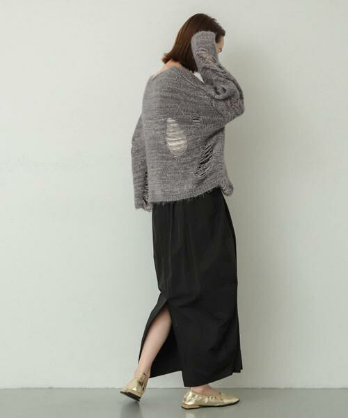 SENSE OF PLACE by URBAN RESEARCH / センスオブプレイス バイ アーバンリサーチ ニット・セーター | ルーズダメージセーター | 詳細28