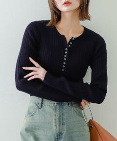 SENSE OF PLACE by URBAN RESEARCH / センスオブプレイス バイ アーバンリサーチ ニット・セーター | 『WEB/一部店舗限定カラー』ヘンリーネックミニケーブルセーター