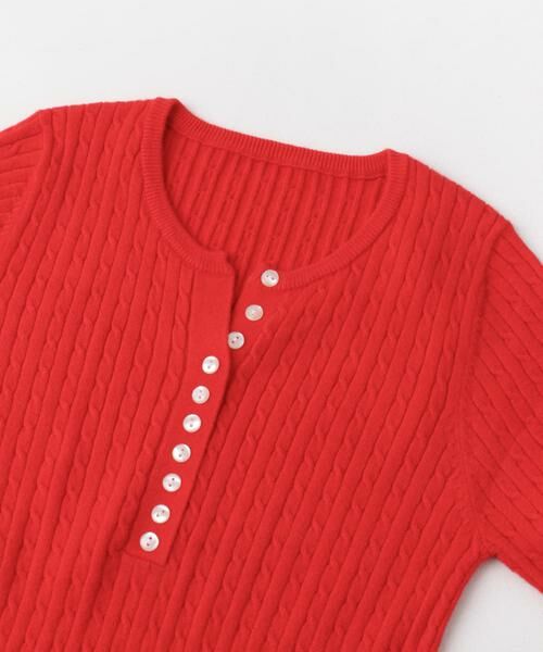 SENSE OF PLACE by URBAN RESEARCH / センスオブプレイス バイ アーバンリサーチ ニット・セーター | 『WEB/一部店舗限定カラー』ヘンリーネックミニケーブルセーター | 詳細12