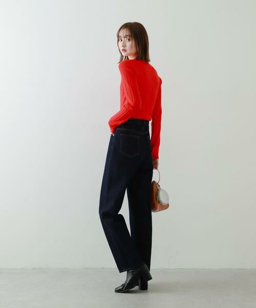 SENSE OF PLACE by URBAN RESEARCH / センスオブプレイス バイ アーバンリサーチ ニット・セーター | 『WEB/一部店舗限定カラー』ヘンリーネックミニケーブルセーター | 詳細5