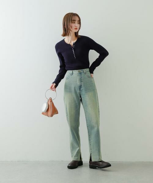 SENSE OF PLACE by URBAN RESEARCH / センスオブプレイス バイ アーバンリサーチ ニット・セーター | 『WEB/一部店舗限定カラー』ヘンリーネックミニケーブルセーター | 詳細22