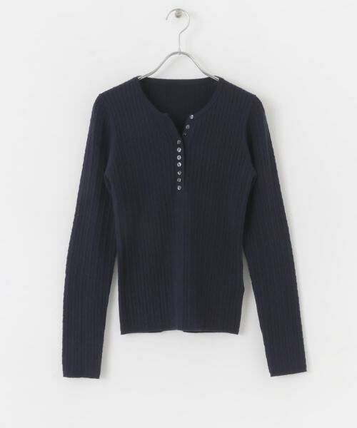 SENSE OF PLACE by URBAN RESEARCH / センスオブプレイス バイ アーバンリサーチ ニット・セーター | 『WEB/一部店舗限定カラー』ヘンリーネックミニケーブルセーター | 詳細25