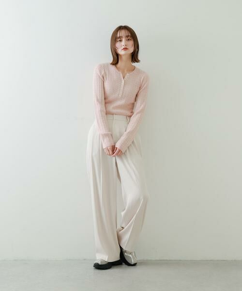 SENSE OF PLACE by URBAN RESEARCH / センスオブプレイス バイ アーバンリサーチ ニット・セーター | 『WEB/一部店舗限定カラー』ヘンリーネックミニケーブルセーター | 詳細29