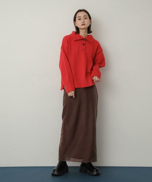 SENSE OF PLACE by URBAN RESEARCH / センスオブプレイス バイ アーバンリサーチ ニット・セーター | 『WEB/一部店舗限定カラー』2WAYタートルネックルーズセーター | 詳細11
