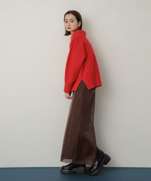 SENSE OF PLACE by URBAN RESEARCH / センスオブプレイス バイ アーバンリサーチ ニット・セーター | 『WEB/一部店舗限定カラー』2WAYタートルネックルーズセーター | 詳細12