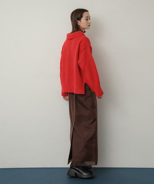 SENSE OF PLACE by URBAN RESEARCH / センスオブプレイス バイ アーバンリサーチ ニット・セーター | 『WEB/一部店舗限定カラー』2WAYタートルネックルーズセーター | 詳細13