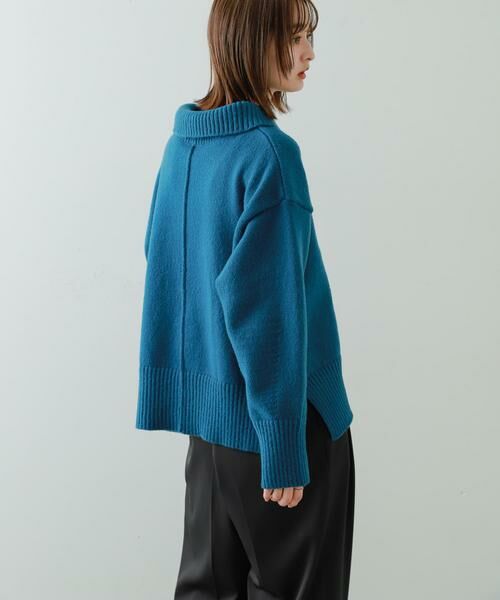 SENSE OF PLACE by URBAN RESEARCH / センスオブプレイス バイ アーバンリサーチ ニット・セーター | 『WEB/一部店舗限定カラー』2WAYタートルネックルーズセーター | 詳細22