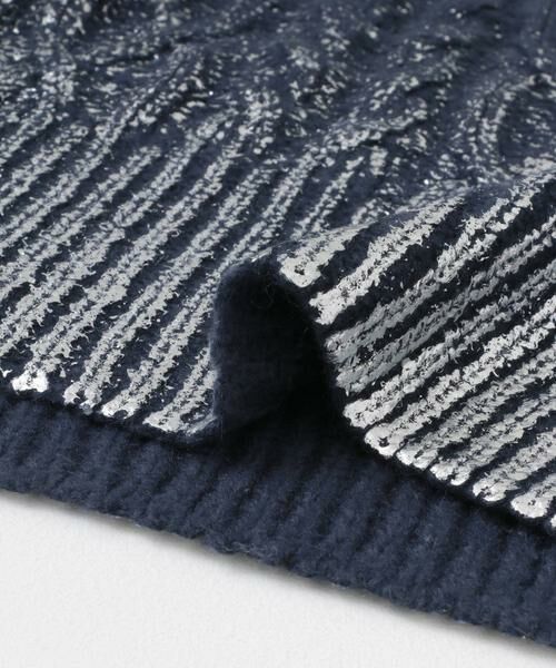 SENSE OF PLACE by URBAN RESEARCH / センスオブプレイス バイ アーバンリサーチ ニット・セーター | ハクプリントラグランケーブルセーター | 詳細10