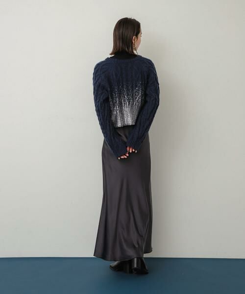 SENSE OF PLACE by URBAN RESEARCH / センスオブプレイス バイ アーバンリサーチ ニット・セーター | ハクプリントラグランケーブルセーター | 詳細7