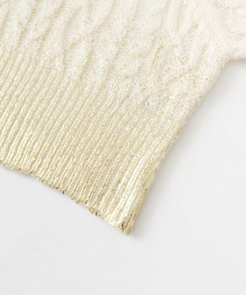 SENSE OF PLACE by URBAN RESEARCH / センスオブプレイス バイ アーバンリサーチ ニット・セーター | ハクプリントラグランケーブルセーター | 詳細21