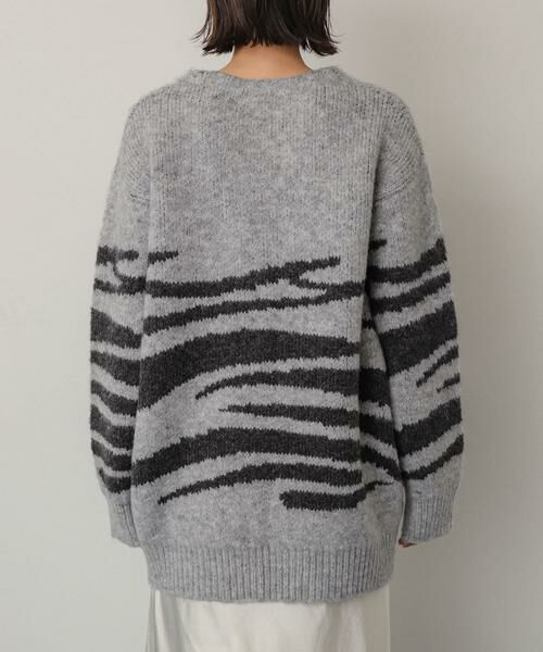 SENSE OF PLACE by URBAN RESEARCH / センスオブプレイス バイ アーバンリサーチ カーディガン・ボレロ | アニマルパターンカーディガン | 詳細16