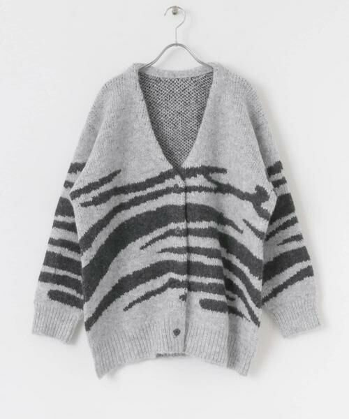 SENSE OF PLACE by URBAN RESEARCH / センスオブプレイス バイ アーバンリサーチ カーディガン・ボレロ | アニマルパターンカーディガン | 詳細19