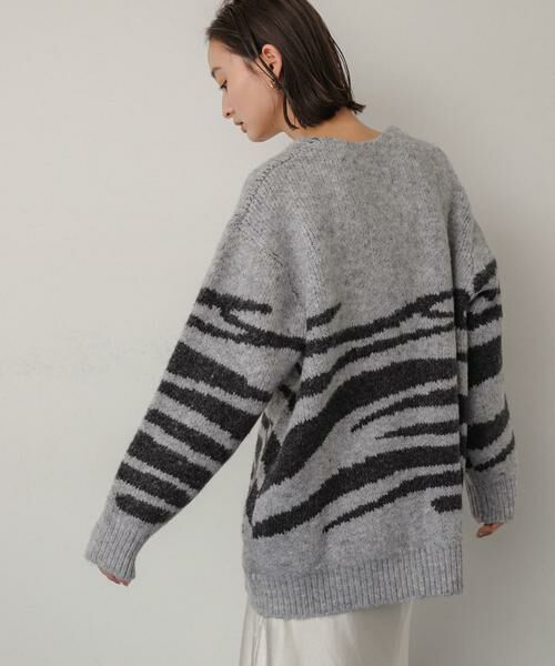 SENSE OF PLACE by URBAN RESEARCH / センスオブプレイス バイ アーバンリサーチ カーディガン・ボレロ | アニマルパターンカーディガン | 詳細10