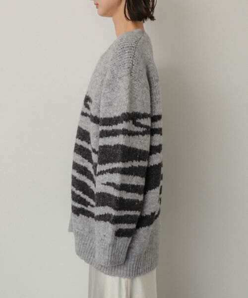 SENSE OF PLACE by URBAN RESEARCH / センスオブプレイス バイ アーバンリサーチ カーディガン・ボレロ | アニマルパターンカーディガン | 詳細15