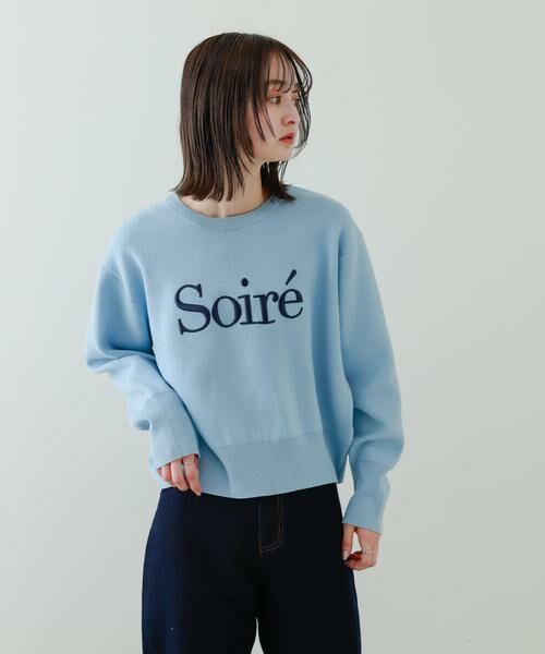 SENSE OF PLACE by URBAN RESEARCH / センスオブプレイス バイ アーバンリサーチ ニット・セーター | ロゴシシュウセーター | 詳細1