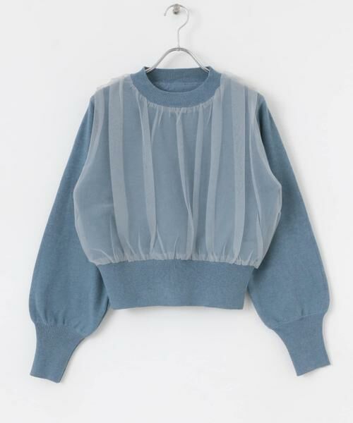 SENSE OF PLACE by URBAN RESEARCH / センスオブプレイス バイ アーバンリサーチ ニット・セーター | チュールレイヤードセーター | 詳細6