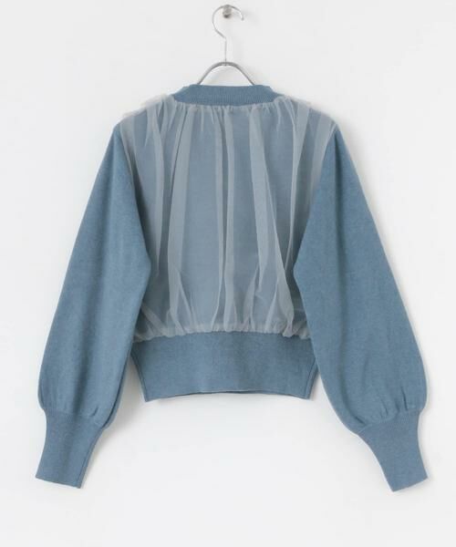 SENSE OF PLACE by URBAN RESEARCH / センスオブプレイス バイ アーバンリサーチ ニット・セーター | チュールレイヤードセーター | 詳細7