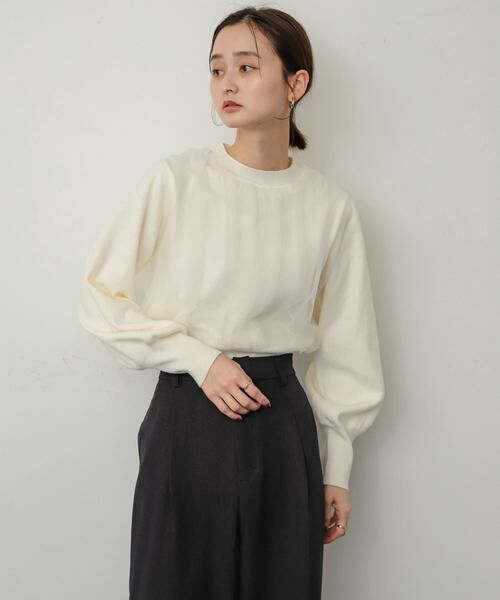 SENSE OF PLACE by URBAN RESEARCH / センスオブプレイス バイ アーバンリサーチ ニット・セーター | チュールレイヤードセーター | 詳細13