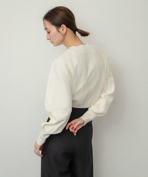 SENSE OF PLACE by URBAN RESEARCH / センスオブプレイス バイ アーバンリサーチ ニット・セーター | チュールレイヤードセーター | 詳細14