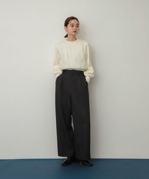 SENSE OF PLACE by URBAN RESEARCH / センスオブプレイス バイ アーバンリサーチ ニット・セーター | チュールレイヤードセーター | 詳細15