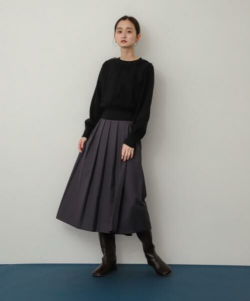 SENSE OF PLACE by URBAN RESEARCH / センスオブプレイス バイ アーバンリサーチ ニット・セーター | チュールレイヤードセーター | 詳細25