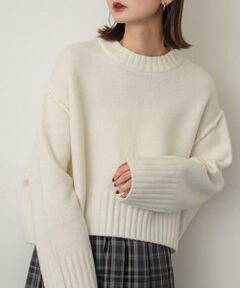 SENSE OF PLACE by URBAN RESEARCH / センスオブプレイス バイ アーバンリサーチ ニット・セーター | ワイドリブクルーネックセーター