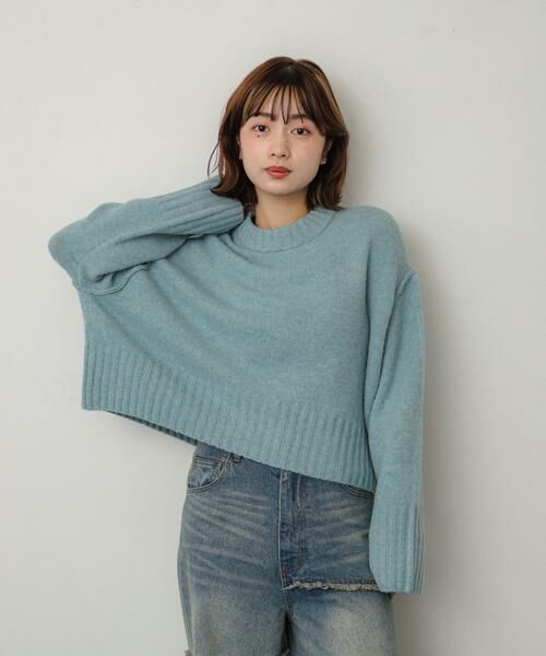 SENSE OF PLACE by URBAN RESEARCH / センスオブプレイス バイ アーバンリサーチ ニット・セーター | ワイドリブクルーネックセーター | 詳細6