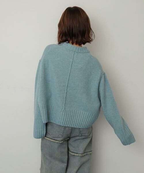 SENSE OF PLACE by URBAN RESEARCH / センスオブプレイス バイ アーバンリサーチ ニット・セーター | ワイドリブクルーネックセーター | 詳細7
