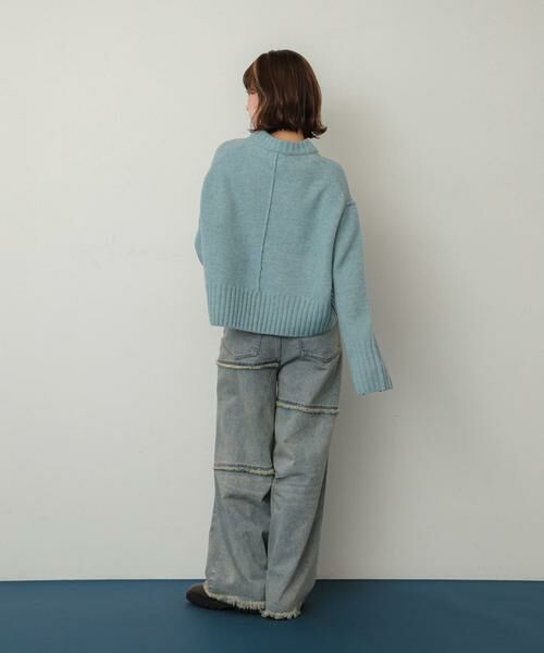 SENSE OF PLACE by URBAN RESEARCH / センスオブプレイス バイ アーバンリサーチ ニット・セーター | ワイドリブクルーネックセーター | 詳細9