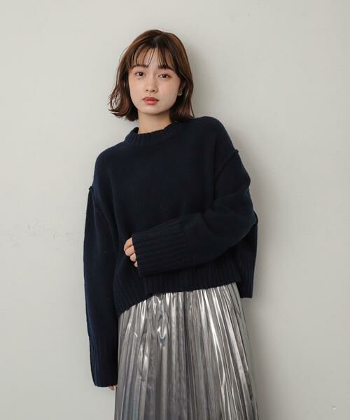 SENSE OF PLACE by URBAN RESEARCH / センスオブプレイス バイ アーバンリサーチ ニット・セーター | ワイドリブクルーネックセーター | 詳細12