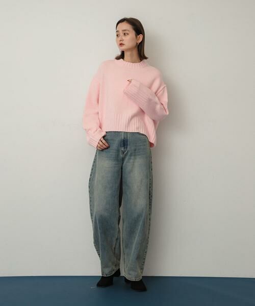 SENSE OF PLACE by URBAN RESEARCH / センスオブプレイス バイ アーバンリサーチ ニット・セーター | ワイドリブクルーネックセーター | 詳細25