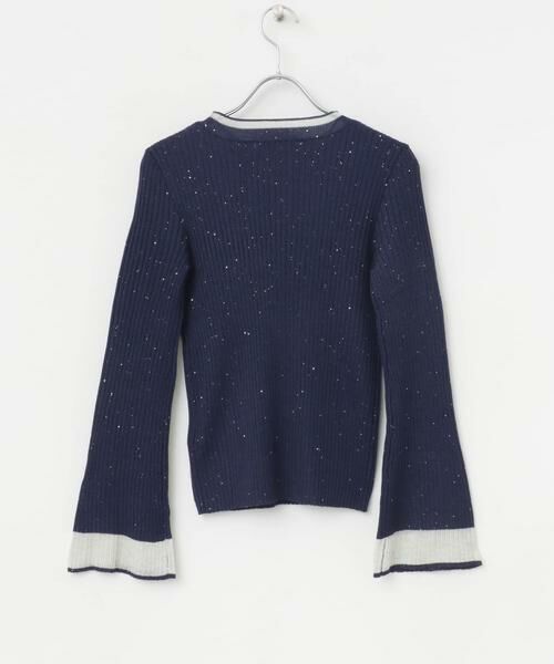 SENSE OF PLACE by URBAN RESEARCH / センスオブプレイス バイ アーバンリサーチ ニット・セーター | 『洗濯可』スパンコールバイカラーコンパクトセーター | 詳細28