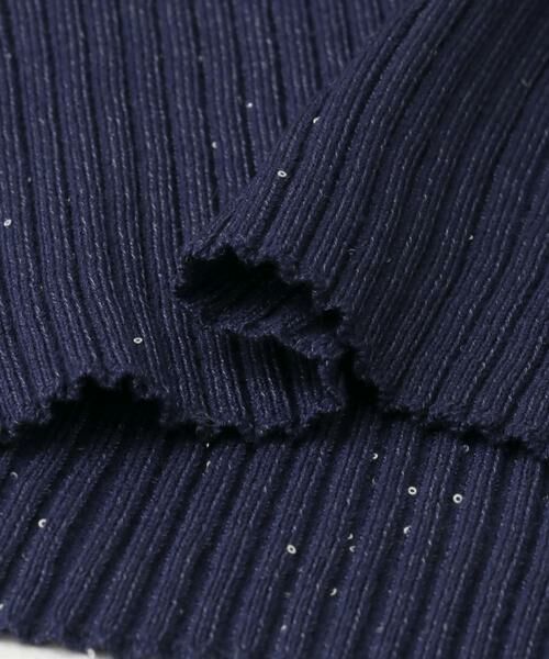 SENSE OF PLACE by URBAN RESEARCH / センスオブプレイス バイ アーバンリサーチ ニット・セーター | 『洗濯可』スパンコールバイカラーコンパクトセーター | 詳細29