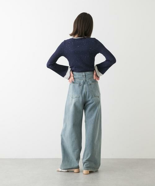 SENSE OF PLACE by URBAN RESEARCH / センスオブプレイス バイ アーバンリサーチ ニット・セーター | 『洗濯可』スパンコールバイカラーコンパクトセーター | 詳細19