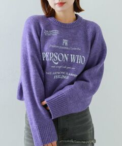 SENSE OF PLACE by URBAN RESEARCH / センスオブプレイス バイ アーバンリサーチ ニット・セーター | プリントルーズセーター