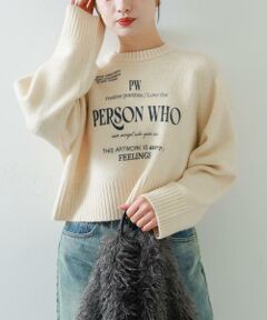 SENSE OF PLACE by URBAN RESEARCH / センスオブプレイス バイ アーバンリサーチ ニット・セーター | プリントルーズセーター