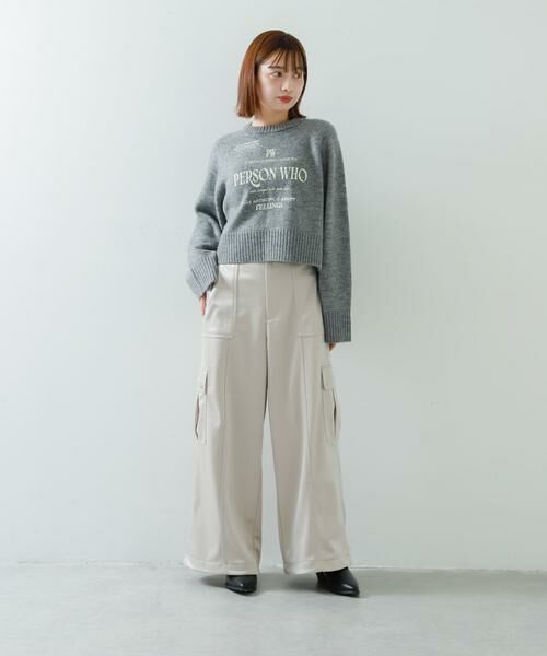 SENSE OF PLACE by URBAN RESEARCH / センスオブプレイス バイ アーバンリサーチ ニット・セーター | プリントルーズセーター | 詳細24