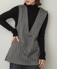 SENSE OF PLACE by URBAN RESEARCH / センスオブプレイス バイ アーバンリサーチ ベスト | ジャージーメルトンVネックジレ