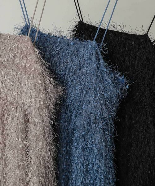 SENSE OF PLACE by URBAN RESEARCH / センスオブプレイス バイ アーバンリサーチ その他トップス | フェザーフリンジキャミビスチェ | 詳細2