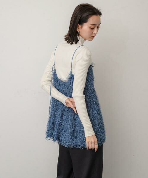 SENSE OF PLACE by URBAN RESEARCH / センスオブプレイス バイ アーバンリサーチ その他トップス | フェザーフリンジキャミビスチェ | 詳細5