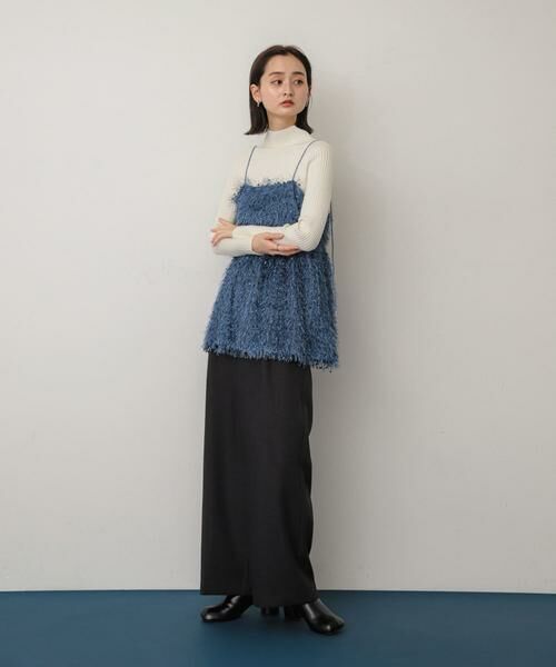 SENSE OF PLACE by URBAN RESEARCH / センスオブプレイス バイ アーバンリサーチ その他トップス | フェザーフリンジキャミビスチェ | 詳細6