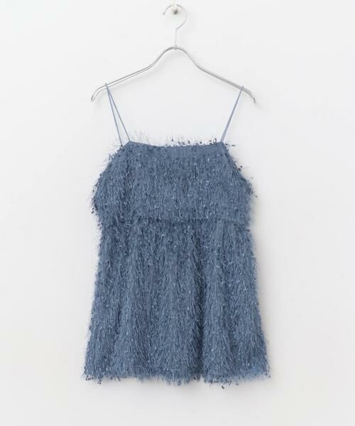 SENSE OF PLACE by URBAN RESEARCH / センスオブプレイス バイ アーバンリサーチ その他トップス | フェザーフリンジキャミビスチェ | 詳細9