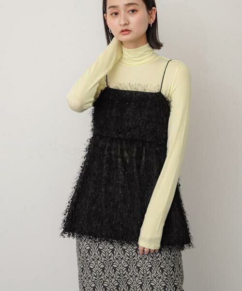 SENSE OF PLACE by URBAN RESEARCH / センスオブプレイス バイ アーバンリサーチ その他トップス | フェザーフリンジキャミビスチェ | 詳細16