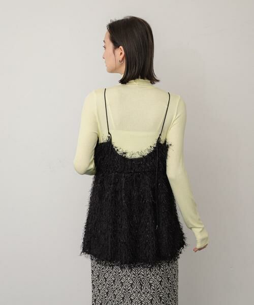 SENSE OF PLACE by URBAN RESEARCH / センスオブプレイス バイ アーバンリサーチ その他トップス | フェザーフリンジキャミビスチェ | 詳細18