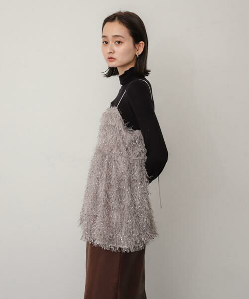 SENSE OF PLACE by URBAN RESEARCH / センスオブプレイス バイ アーバンリサーチ その他トップス | フェザーフリンジキャミビスチェ | 詳細25