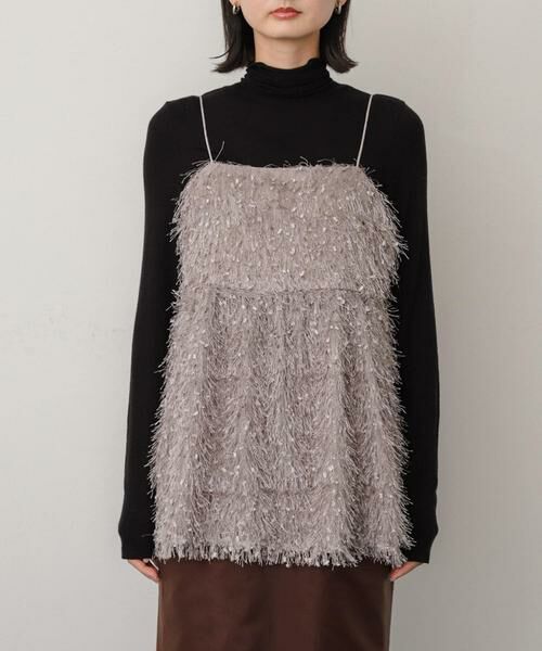 SENSE OF PLACE by URBAN RESEARCH / センスオブプレイス バイ アーバンリサーチ その他トップス | フェザーフリンジキャミビスチェ | 詳細29