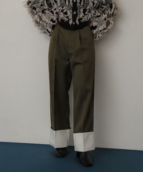 SENSE OF PLACE by URBAN RESEARCH / センスオブプレイス バイ アーバンリサーチ その他パンツ | ワイドターンバックパンツ | 詳細1