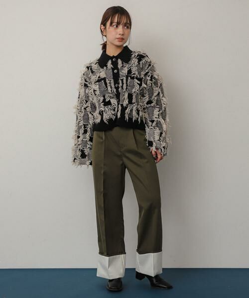 SENSE OF PLACE by URBAN RESEARCH / センスオブプレイス バイ アーバンリサーチ その他パンツ | ワイドターンバックパンツ | 詳細4