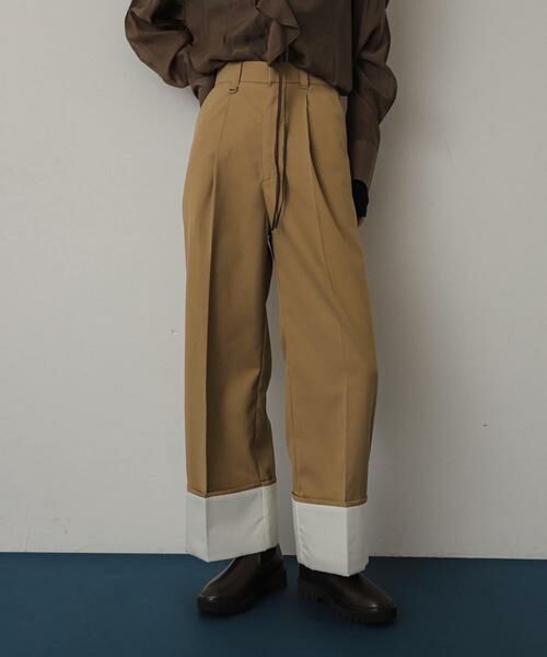 SENSE OF PLACE by URBAN RESEARCH / センスオブプレイス バイ アーバンリサーチ その他パンツ | ワイドターンバックパンツ | 詳細18