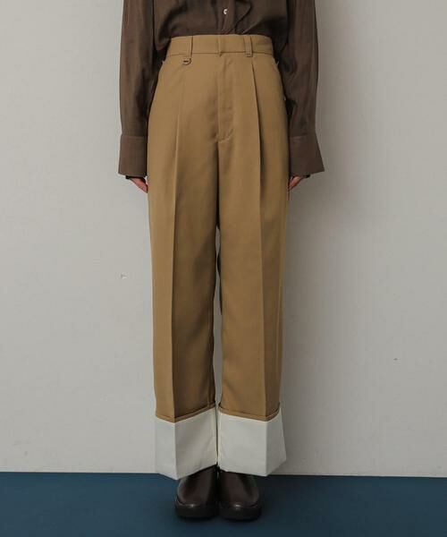 SENSE OF PLACE by URBAN RESEARCH / センスオブプレイス バイ アーバンリサーチ その他パンツ | ワイドターンバックパンツ | 詳細23